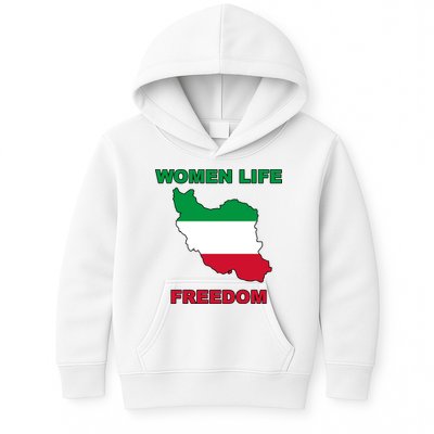 Women Life Freedom Iranian Mahsa Amini Kids Hoodie