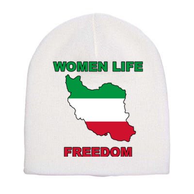 Women Life Freedom Iranian Mahsa Amini Short Acrylic Beanie