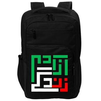 Woman Life Freedom Iran Zan Zendegi Azadi Persian Impact Tech Backpack