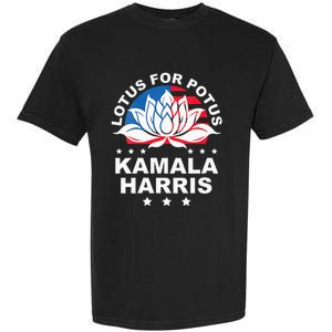 Wo Lotus For Potus Kamala Harris 2024 For President Elections Garment-Dyed Heavyweight T-Shirt