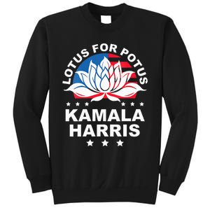 Wo Lotus For Potus Kamala Harris 2024 For President Elections Sweatshirt