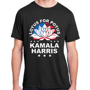 Wo Lotus For Potus Kamala Harris 2024 For President Elections Adult ChromaSoft Performance T-Shirt