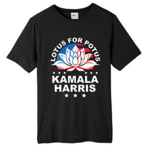 Wo Lotus For Potus Kamala Harris 2024 For President Elections Tall Fusion ChromaSoft Performance T-Shirt