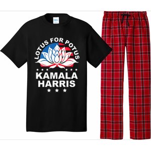 Wo Lotus For Potus Kamala Harris 2024 For President Elections Pajama Set