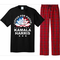 Wo Lotus For Potus Kamala Harris 2024 For President Elections Pajama Set