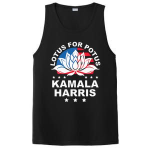 Wo Lotus For Potus Kamala Harris 2024 For President Elections PosiCharge Competitor Tank