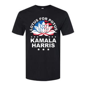 Wo Lotus For Potus Kamala Harris 2024 For President Elections Softstyle CVC T-Shirt