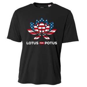 Wo Lotus For Potus Kamala Harris 2024 Cooling Performance Crew T-Shirt