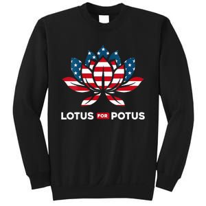 Wo Lotus For Potus Kamala Harris 2024 Sweatshirt