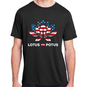 Wo Lotus For Potus Kamala Harris 2024 Adult ChromaSoft Performance T-Shirt