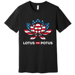 Wo Lotus For Potus Kamala Harris 2024 Premium T-Shirt