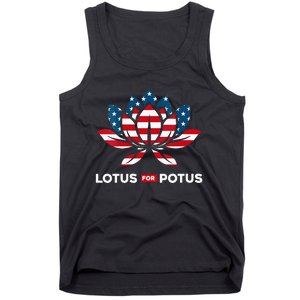 Wo Lotus For Potus Kamala Harris 2024 Tank Top