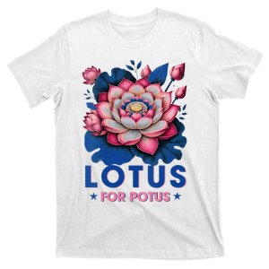 Wo Lotus For Potus Kamala Harris 2024 T-Shirt