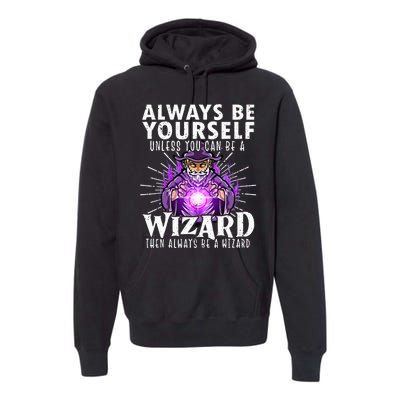 Wizard Lover Funny Wizard Tee Magician Premium Hoodie