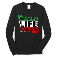 Women Life Freedom Free Iran Long Sleeve Shirt