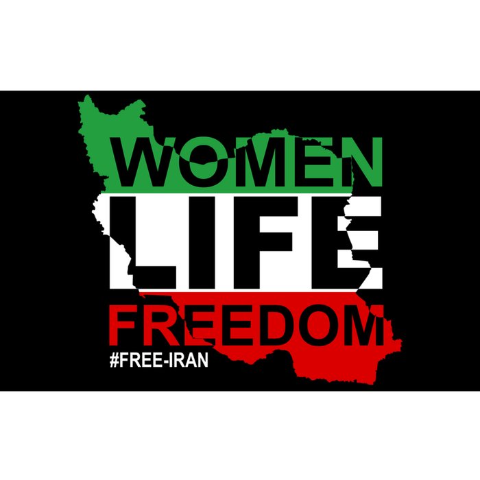 Women Life Freedom Free Iran Bumper Sticker