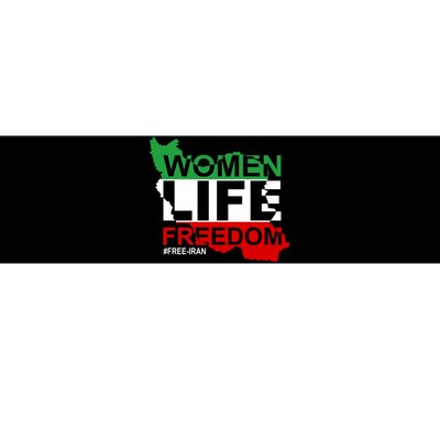 Women Life Freedom Free Iran Bumper Sticker