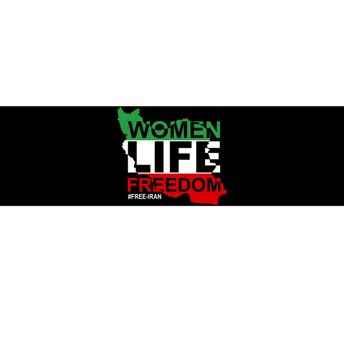 Women Life Freedom Free Iran Bumper Sticker