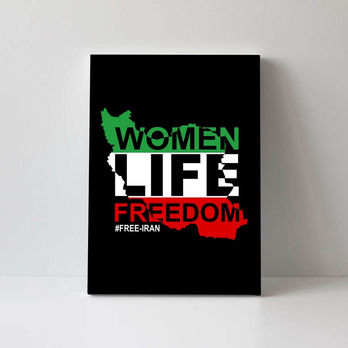 Women Life Freedom Free Iran Canvas