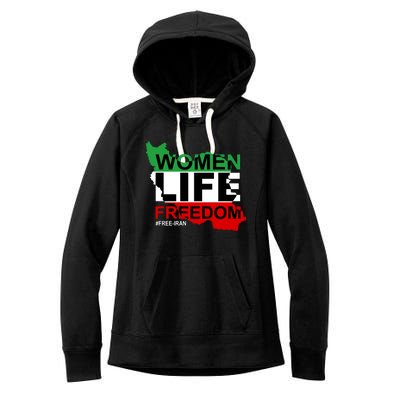 Women Life Freedom Free Iran Women's Fleece Hoodie