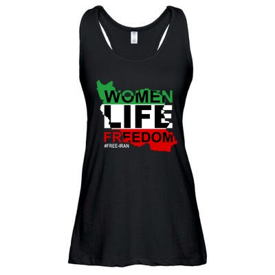 Women Life Freedom Free Iran Ladies Essential Flowy Tank