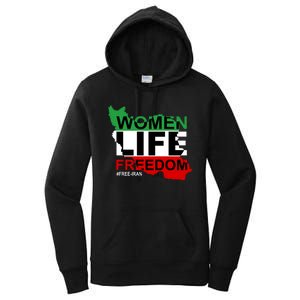 Women Life Freedom Free Iran Women's Pullover Hoodie