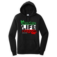 Women Life Freedom Free Iran Women's Pullover Hoodie