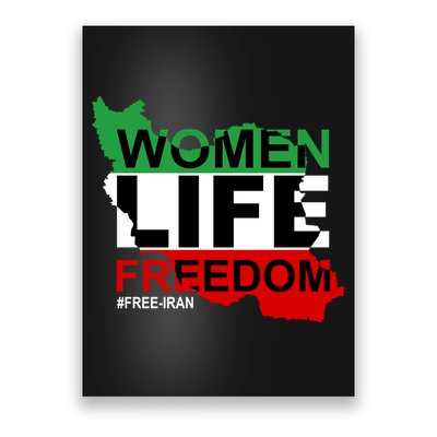 Women Life Freedom Free Iran Poster