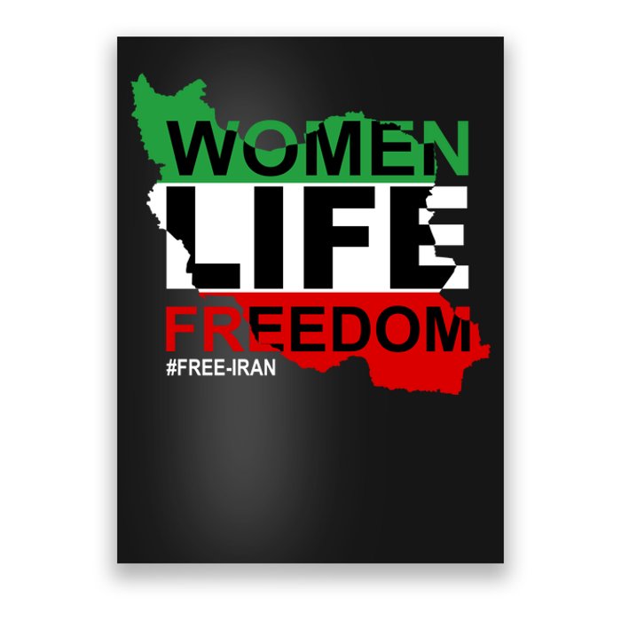 Women Life Freedom Free Iran Poster