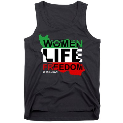 Women Life Freedom Free Iran Tank Top