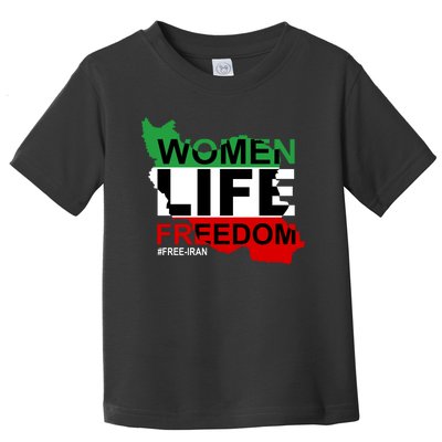 Women Life Freedom Free Iran Toddler T-Shirt