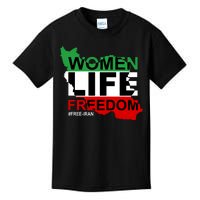 Women Life Freedom Free Iran Kids T-Shirt