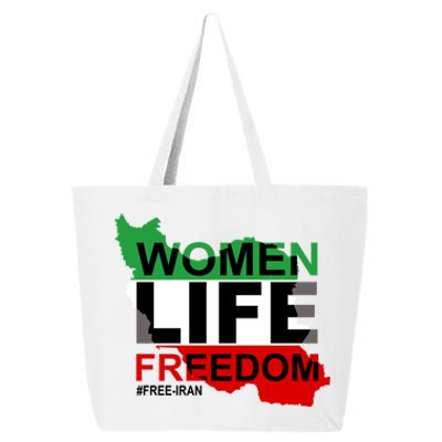 Women Life Freedom Free Iran 25L Jumbo Tote