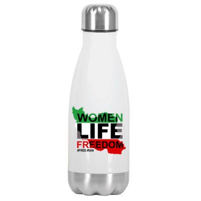 Women Life Freedom Free Iran Stainless Steel Insulated Water Bottle