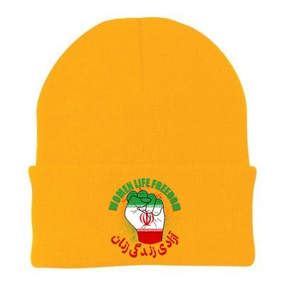 Women Life Freedom Rise With The Women Of Iran Mahsa Amini Knit Cap Winter Beanie