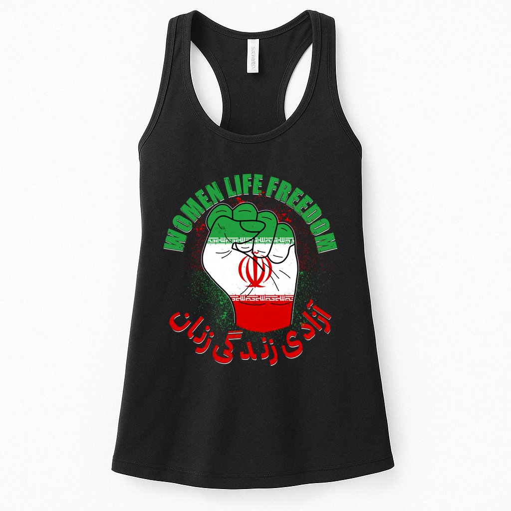 Women Life Freedom Rise With The Women Of Iran Mahsa Amini Womens Tank Top