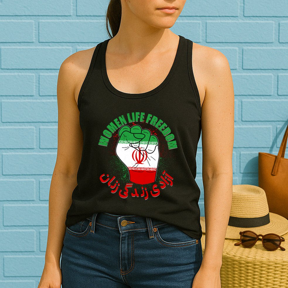 Women Life Freedom Rise With The Women Of Iran Mahsa Amini Womens Tank Top