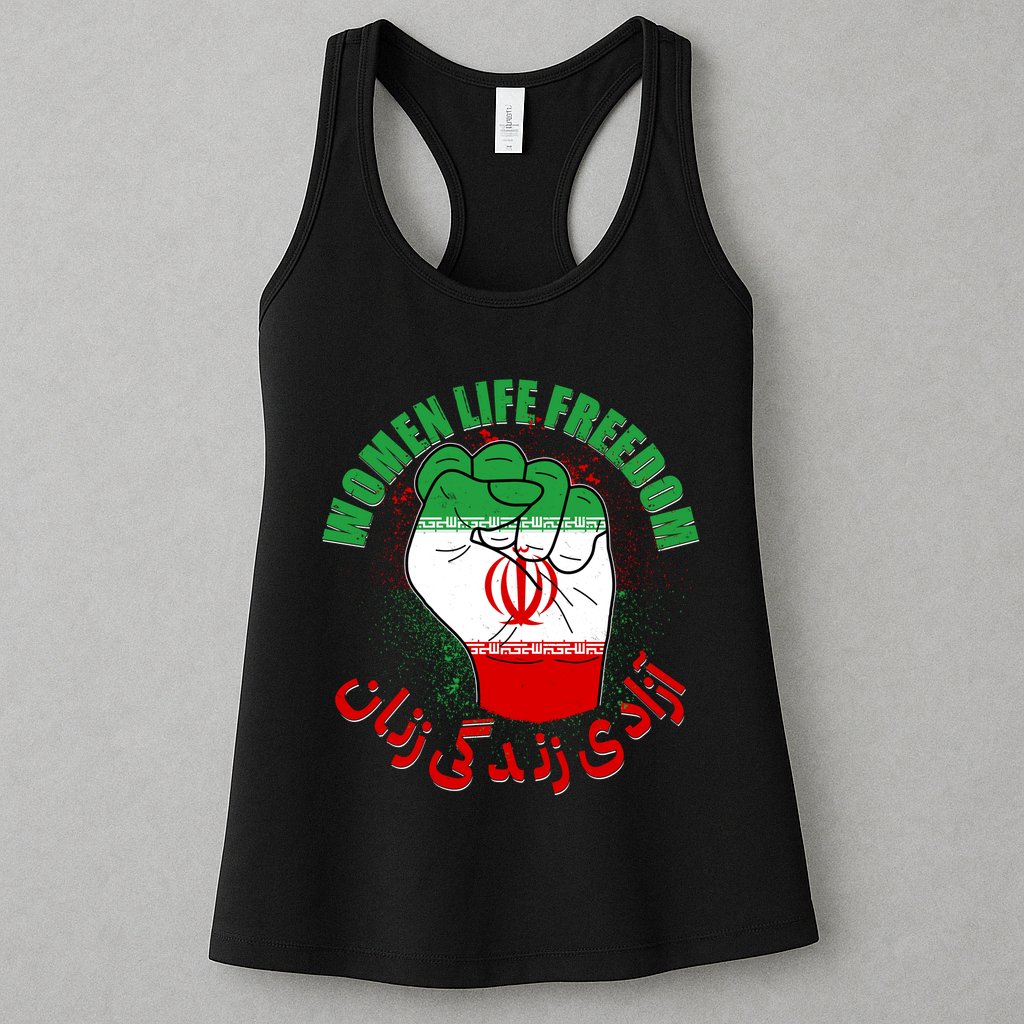 Women Life Freedom Rise With The Women Of Iran Mahsa Amini Womens Tank Top