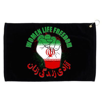 Women Life Freedom Rise With The Women Of Iran Mahsa Amini Grommeted Golf Towel