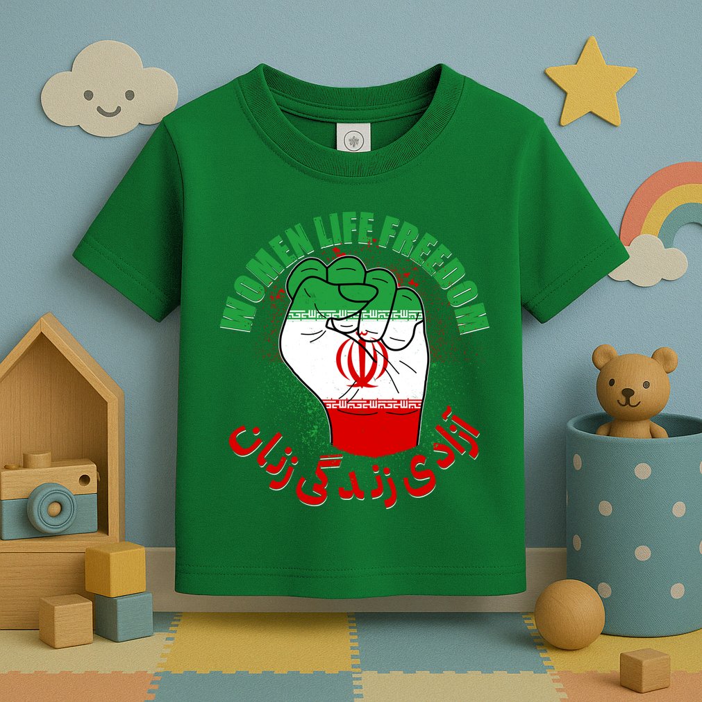 Women Life Freedom Rise With The Women Of Iran Mahsa Amini Toddler T-Shirt