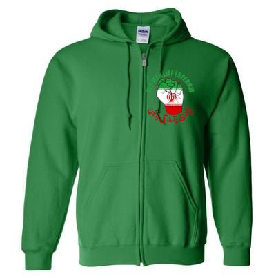 Women Life Freedom Rise With The Women Of Iran Mahsa Amini Full Zip Hoodie