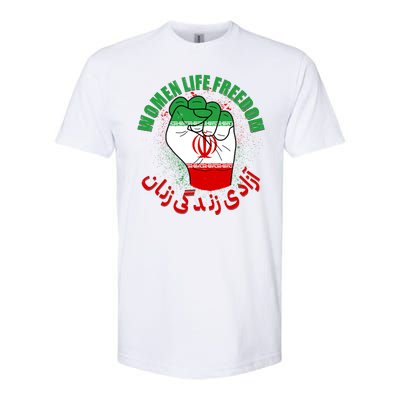 Women Life Freedom Rise With The Women Of Iran Mahsa Amini Softstyle® CVC T-Shirt