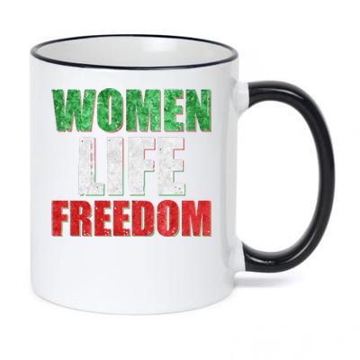 Women Life Freedom Mahsa Amini Rise With The Women Of Iran 11oz Black Color Changing Mug