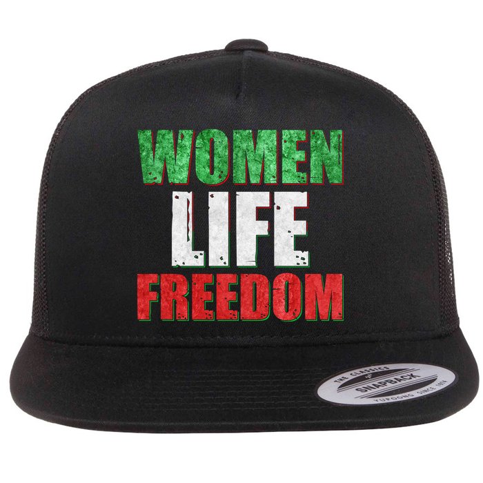 Women Life Freedom Mahsa Amini Rise With The Women Of Iran Flatbill Hat
