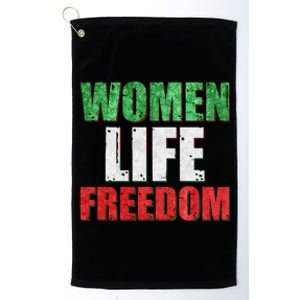 Women Life Freedom Mahsa Amini Rise With The Women Of Iran Platinum Collection Golf Towel