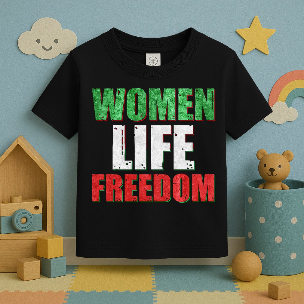 Women Life Freedom Mahsa Amini Rise With The Women Of Iran Toddler T-Shirt