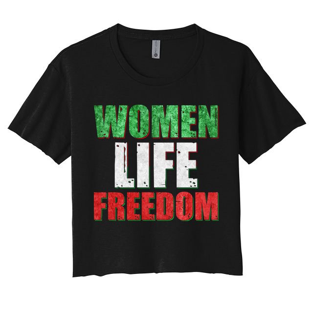 Women Life Freedom Mahsa Amini Rise With The Women Of Iran Crop Top