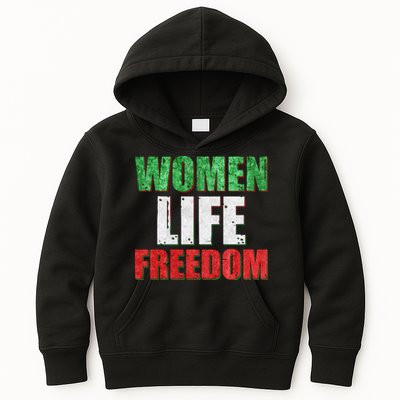 Women Life Freedom Mahsa Amini Rise With The Women Of Iran Kids Hoodie