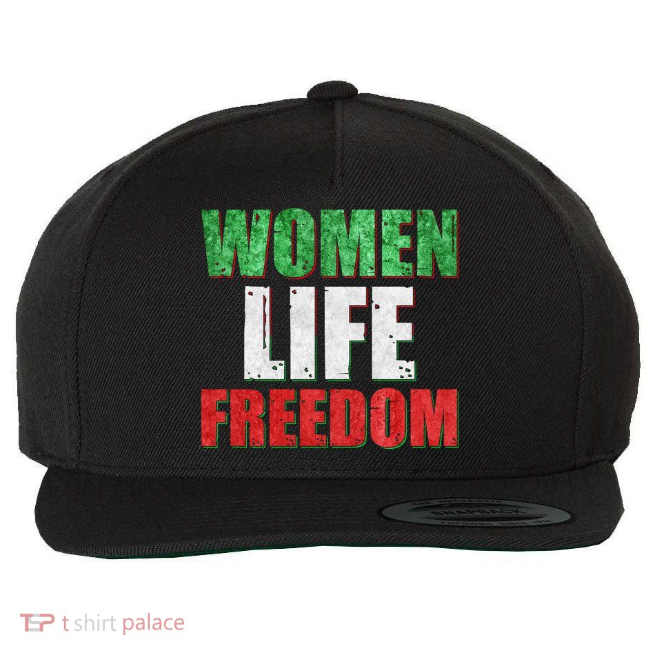 Women Life Freedom Mahsa Amini Rise With The Women Of Iran Wool Snapback Cap