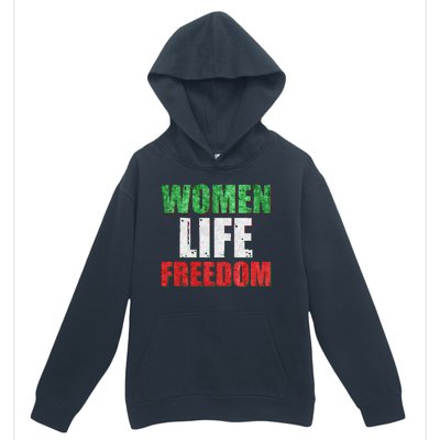 Women Life Freedom Mahsa Amini Rise With The Women Of Iran Urban Pullover Hoodie